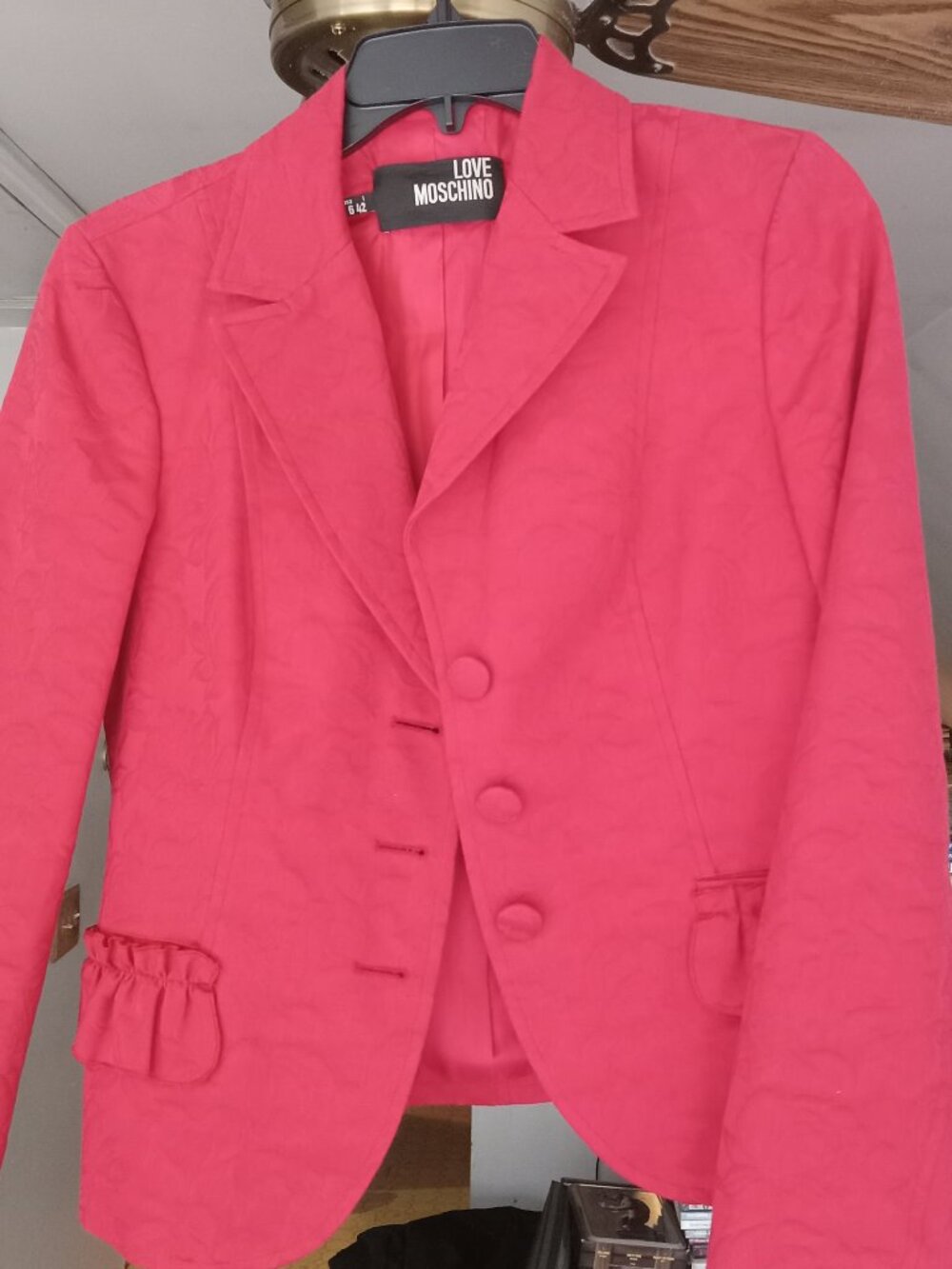 Love Moschino Jacket; Gorgeous Cherry Red, worn twice
